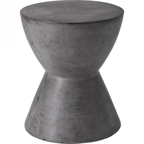 Logan End Table in Anthracite Grey Sealed & Polished Concrete